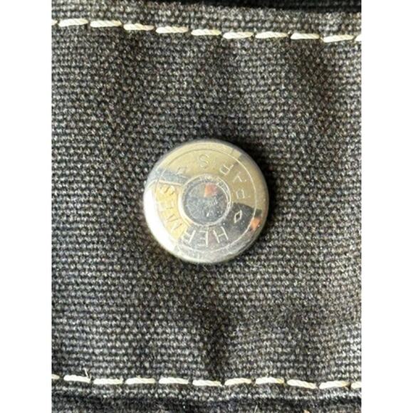 Hermès Toile Fourre-Tout MM* BLACK in VERY good‎ condition! DEAL ALERT COA - Picture 6 of 16